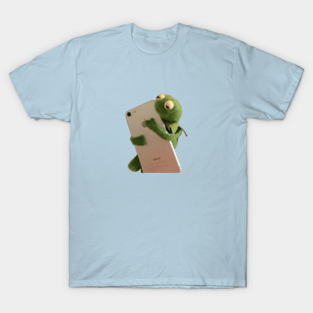Kermit Hugging Phone Kermit The Frog TShirt TeePublic